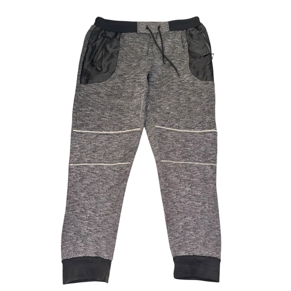 Steve's Jeans Charcoal Grey with Black Pockets Sweats Men 3XL